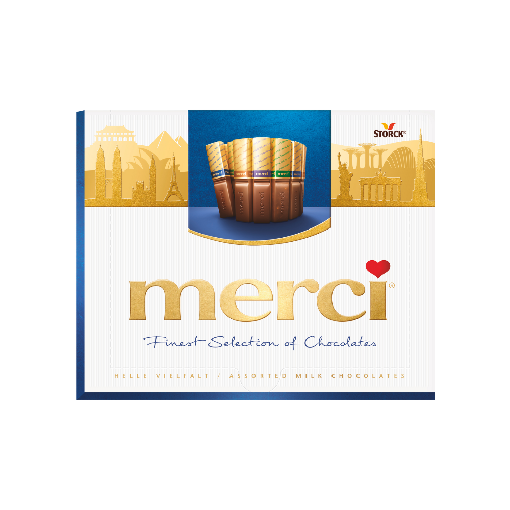 Storck Merci Finest Selection Blue Assorted Milk Chocolates