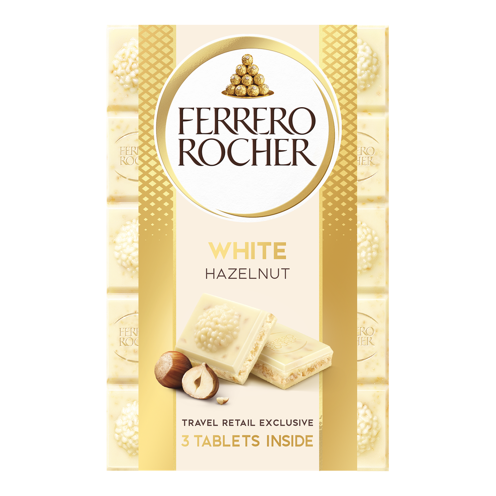 Product White Chocolate Ferrero Rocher Hazelnut T(90x3) 270g Image