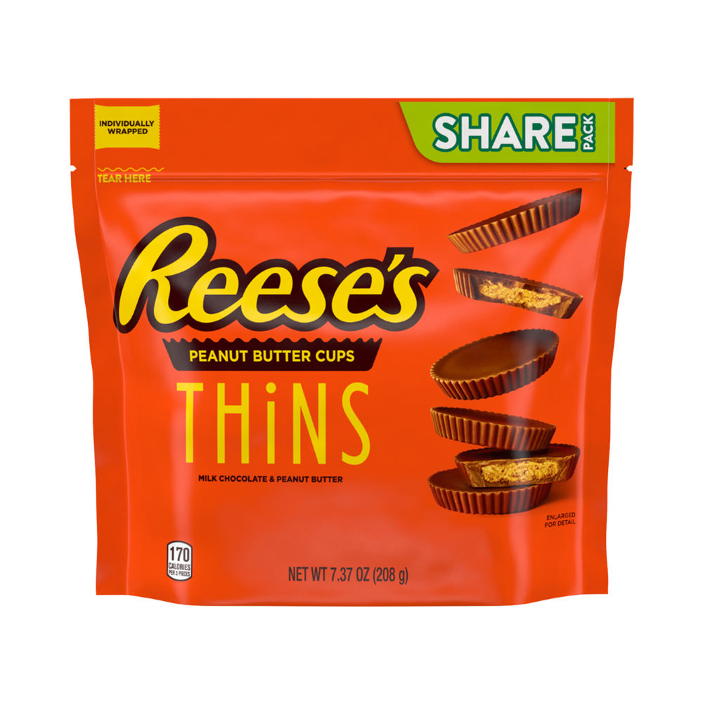 Product Peanut Butter Cups Reese's Milk Thins 208g Image
