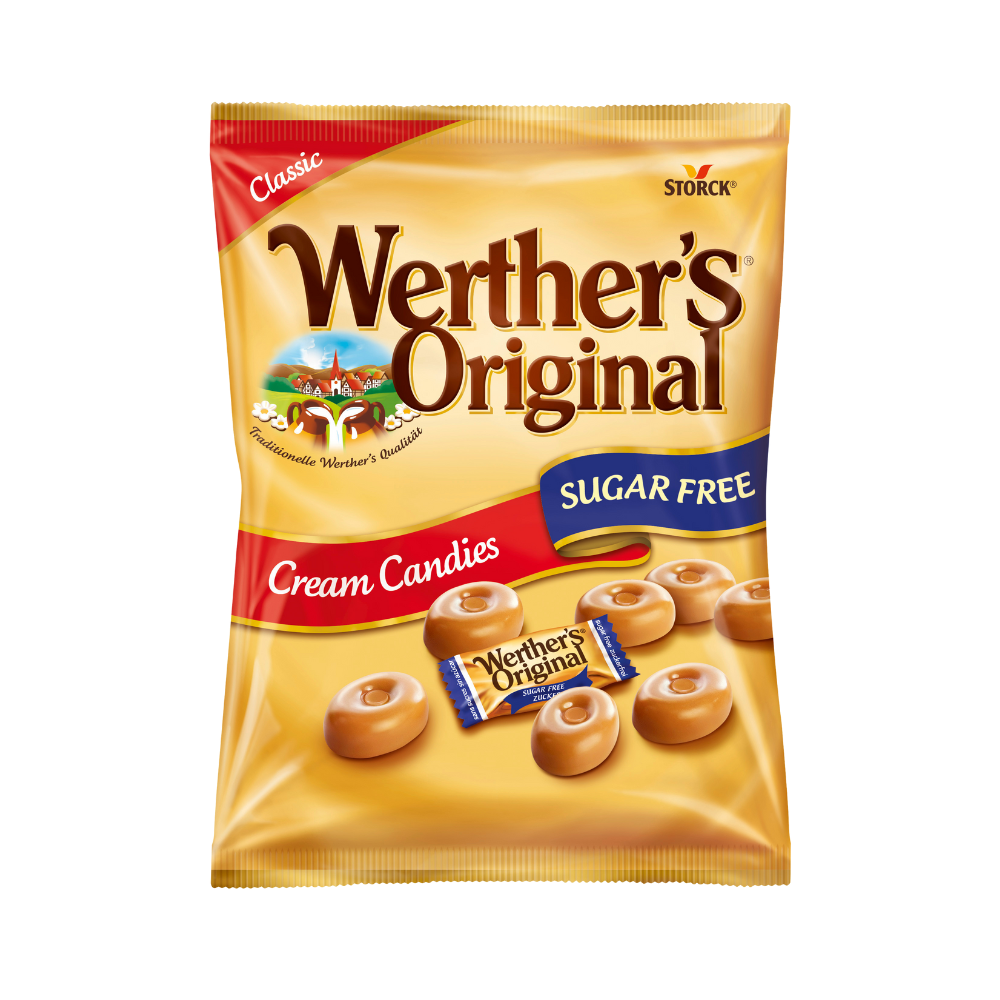 Storck Werther's Original Cream Candies Sugar Free Classic