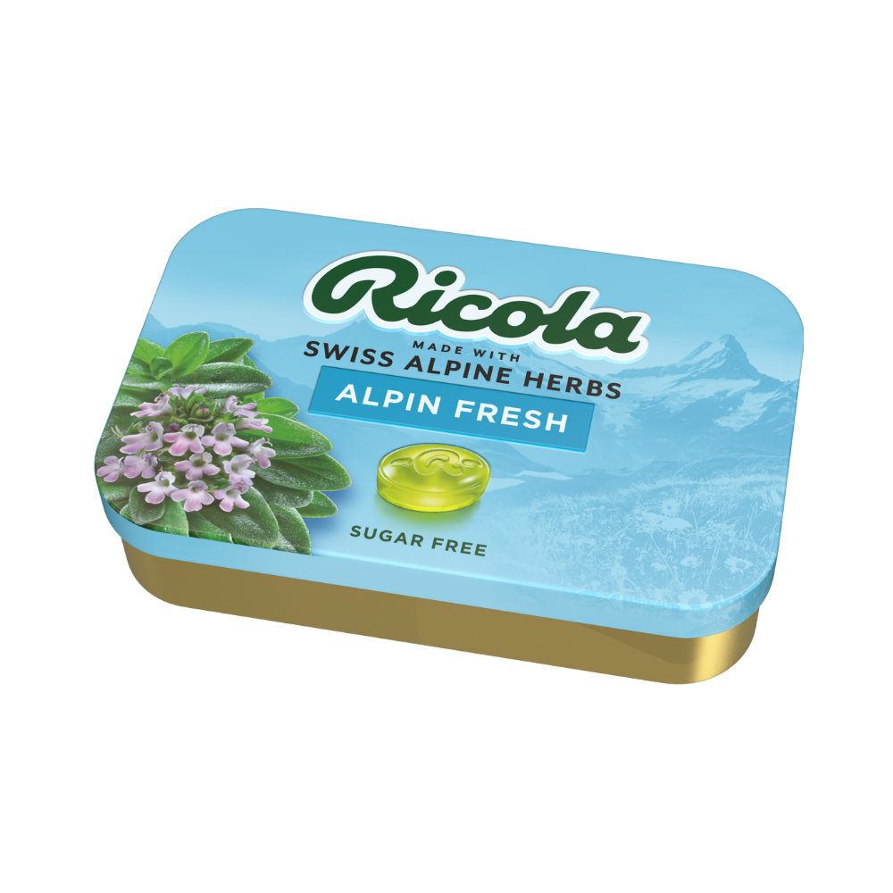 Ricola Swiss Herb Drops Alpin Fresh Sugar Free