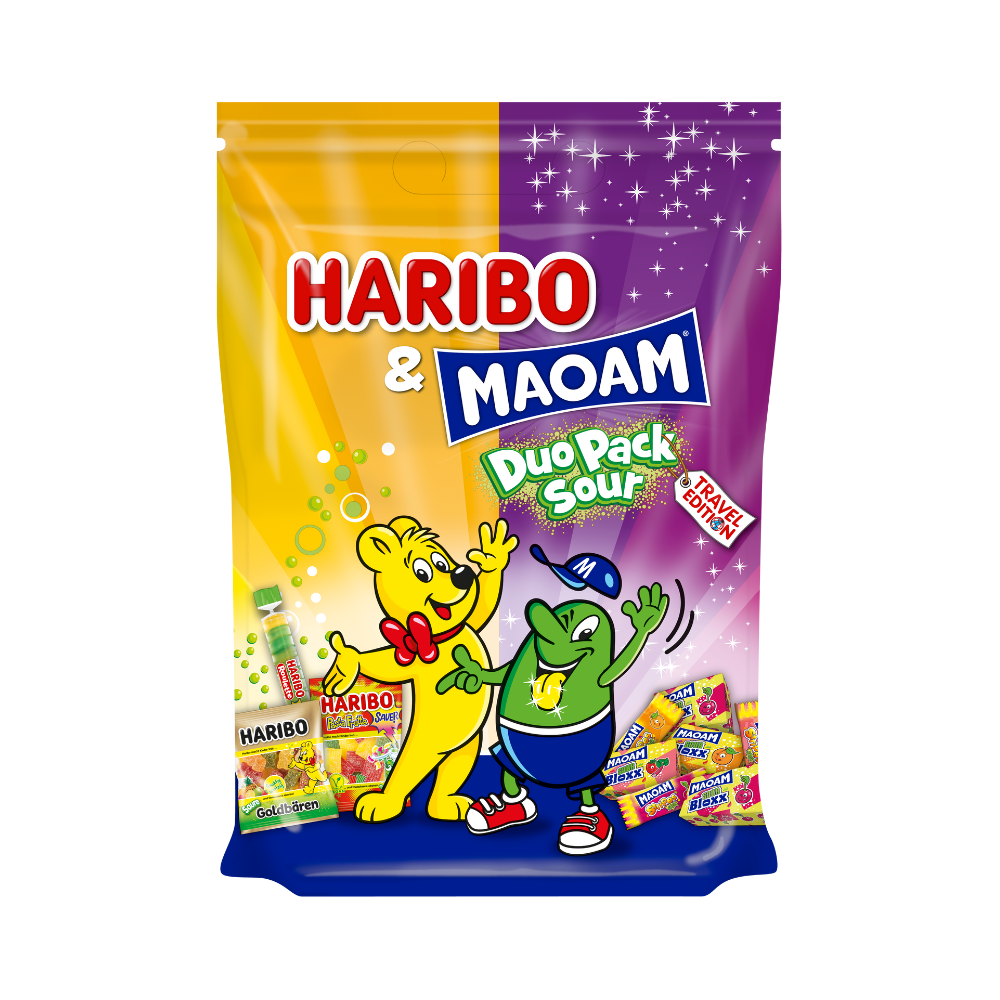 Product HARIBO & MAOAM Duo Pack Sour minis mix 653g Image