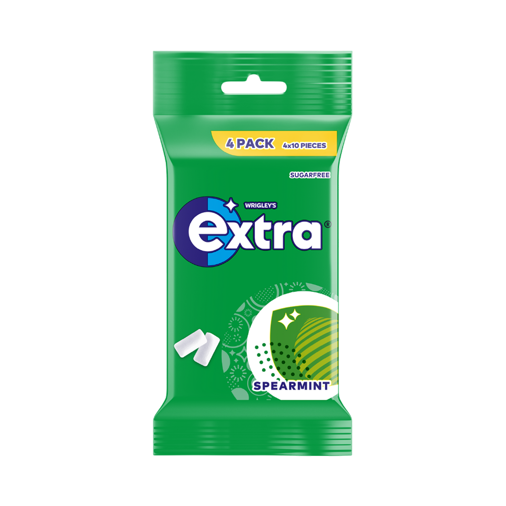 Product Chewing Gum Wrigley's Extra Spearmint Sugarfree 4-pack 56g Image