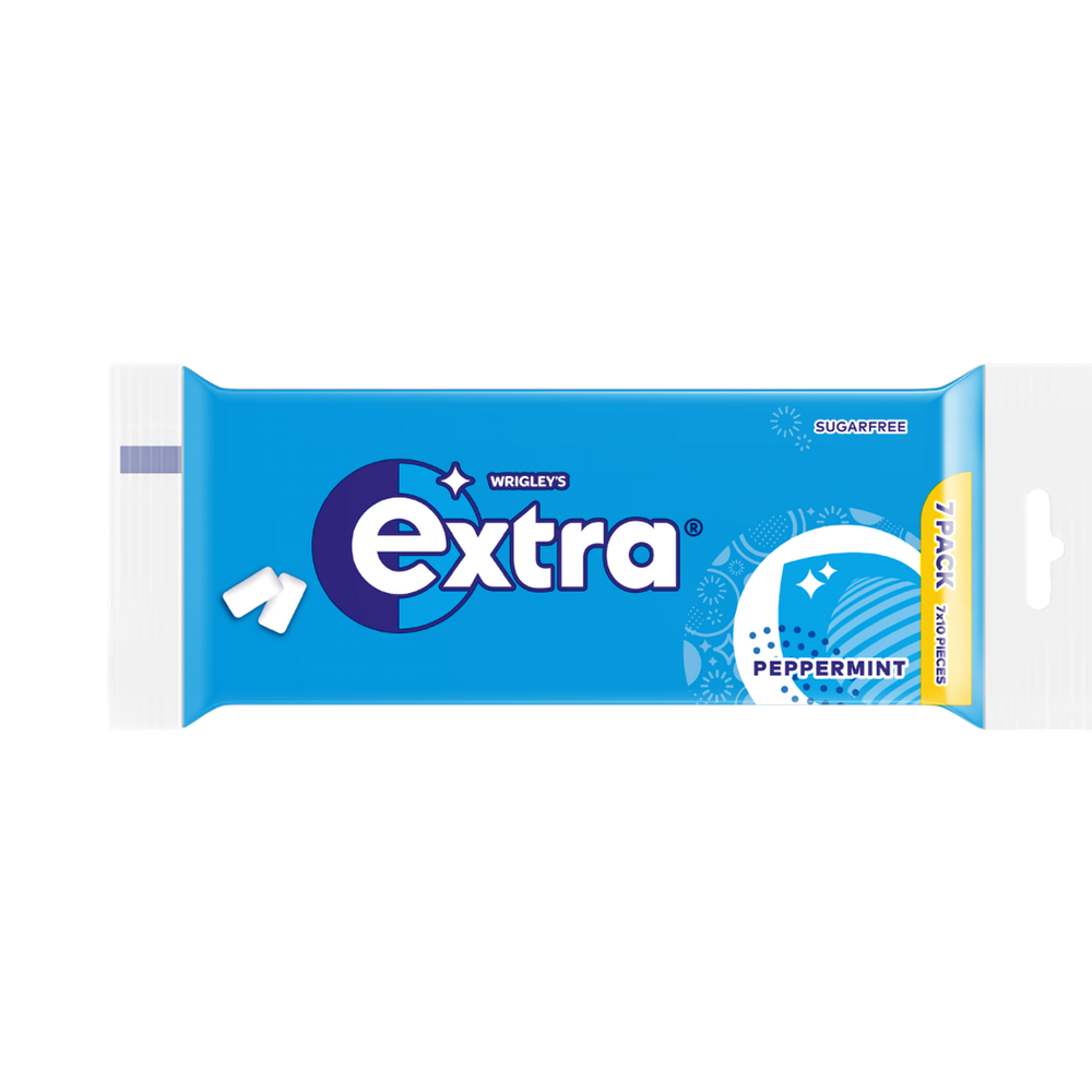 Product Chewing Gum Wrigley's Extra Peppermint Sugarfree 7-pack 98g Image
