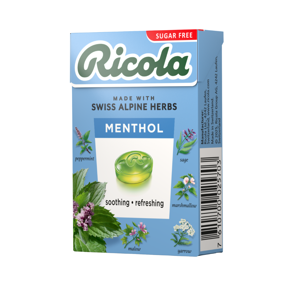 Product Ricola Swiss Herb Drops Menthol Sugar Free Image