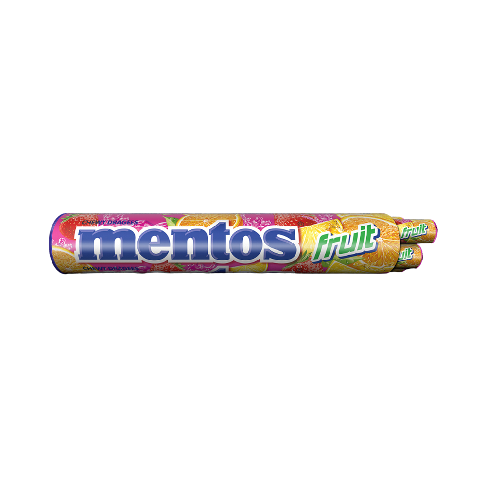 Mentos Fruit Jumbo Rolls (8 Indv.Rolls) 296g