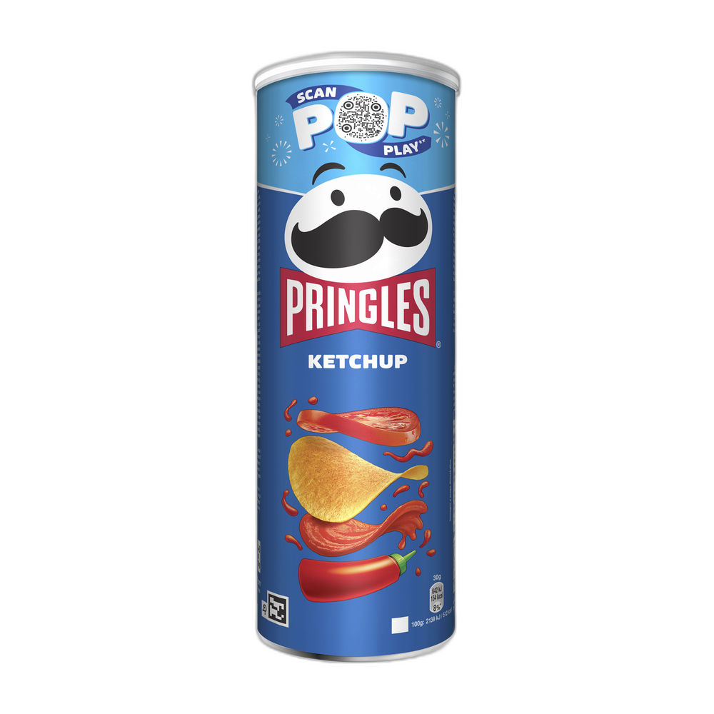 Product Pringles Potato Chips Ketchup Image