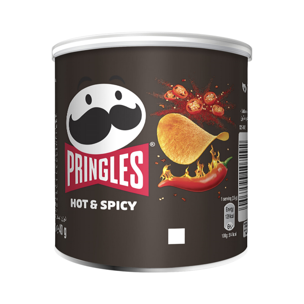 Product Pringles Potato Chips Hot & Spicy 40g Image