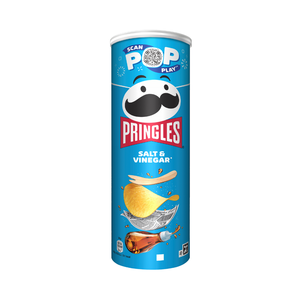 Product Pringles Potato Chips Salt & Vinegar 165g Image