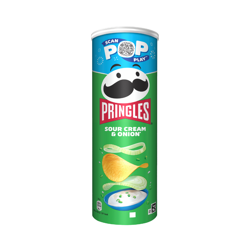 Product Pringles Potato Chips Sour Cream & Onion 165g Image