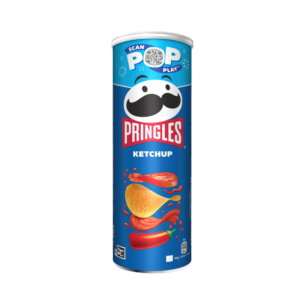 Product Pringles Potato Chips Ketchup Image