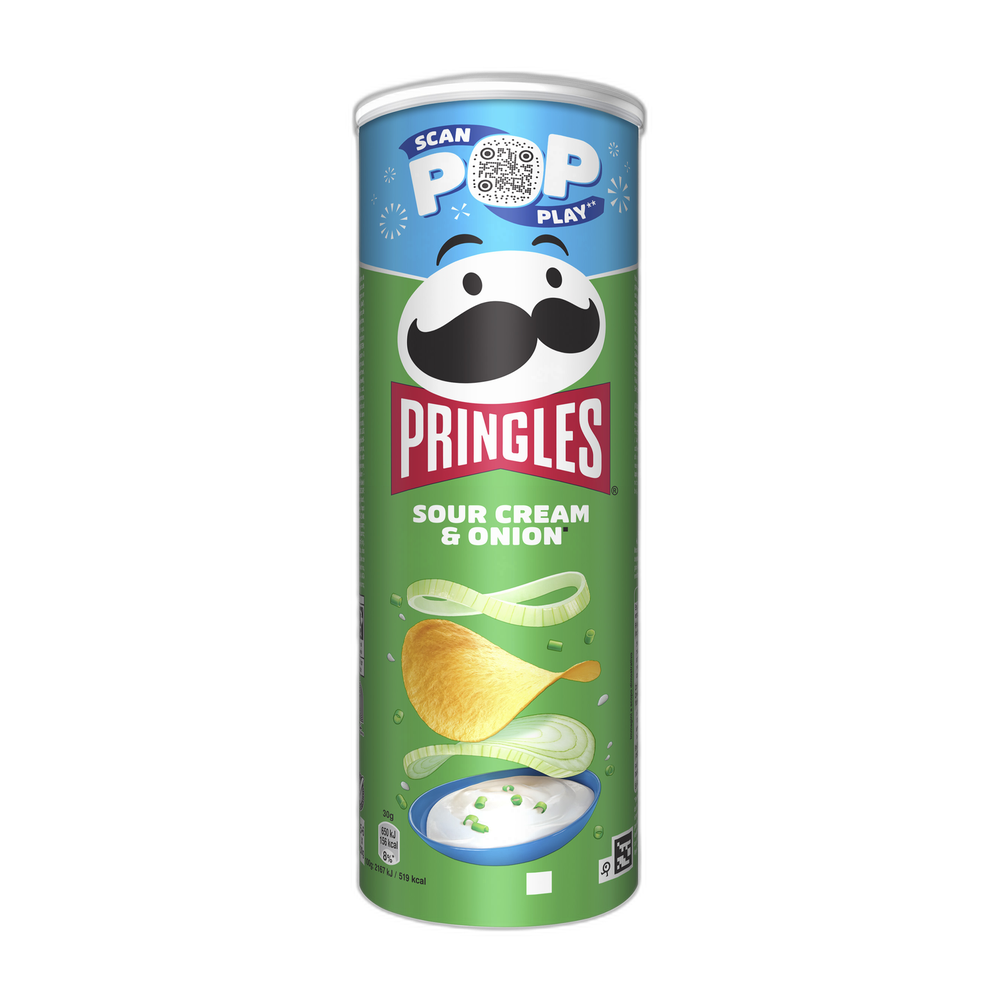 Pringles Potato Chips Sour Cream & Onion