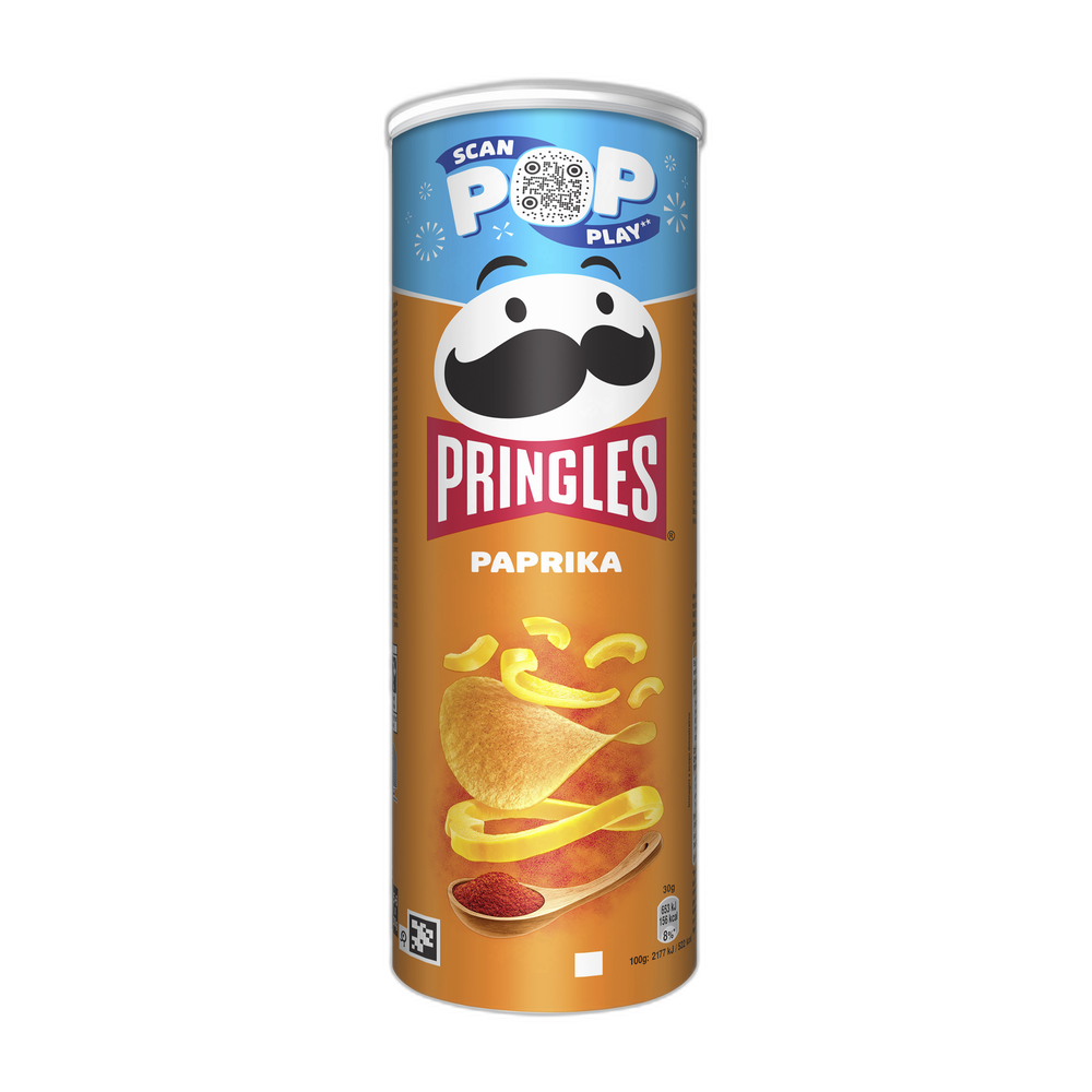 Pringles Potato Chips Hot Paprika