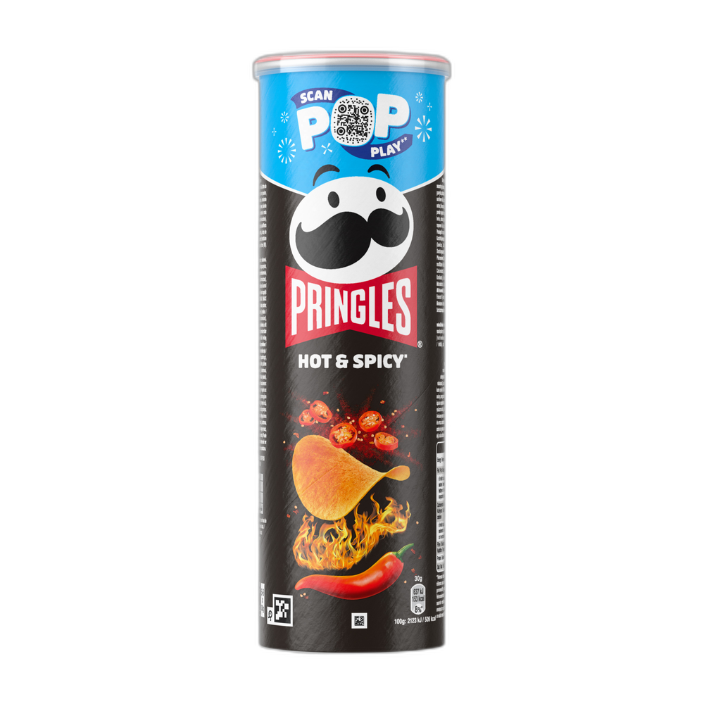 Product Pringles Potato Chips Hot & Spicy Image