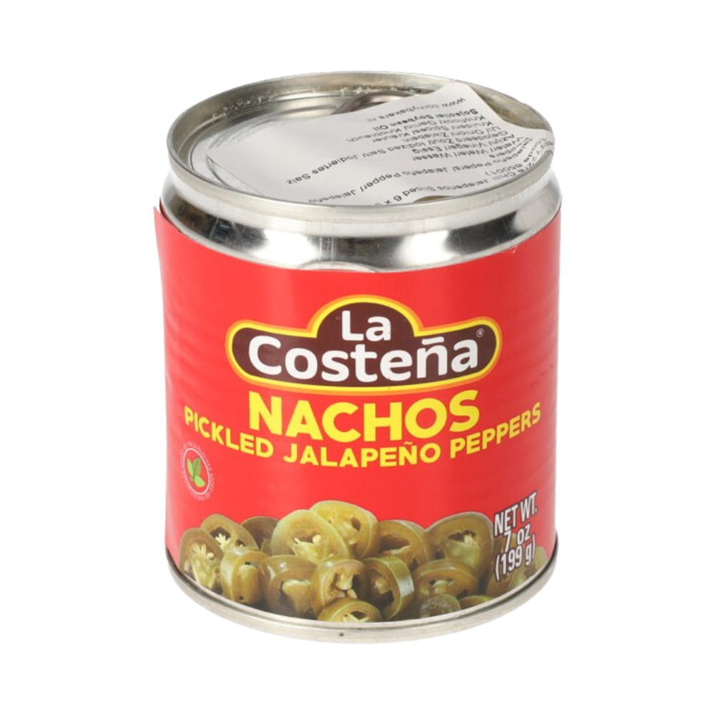 Sliced Jalapeno Peppers La Costeña 199g