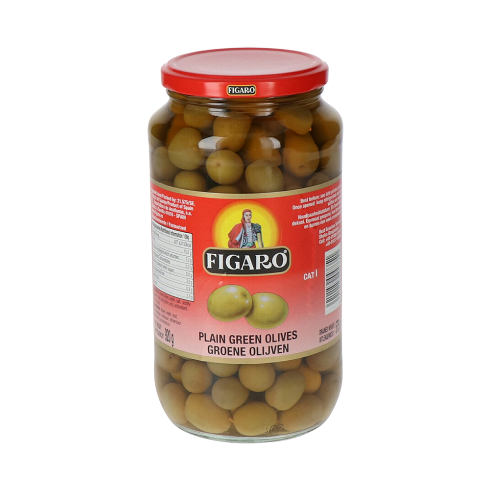 Product Green Olives with Stone Figaro (935Ml) 920g Image