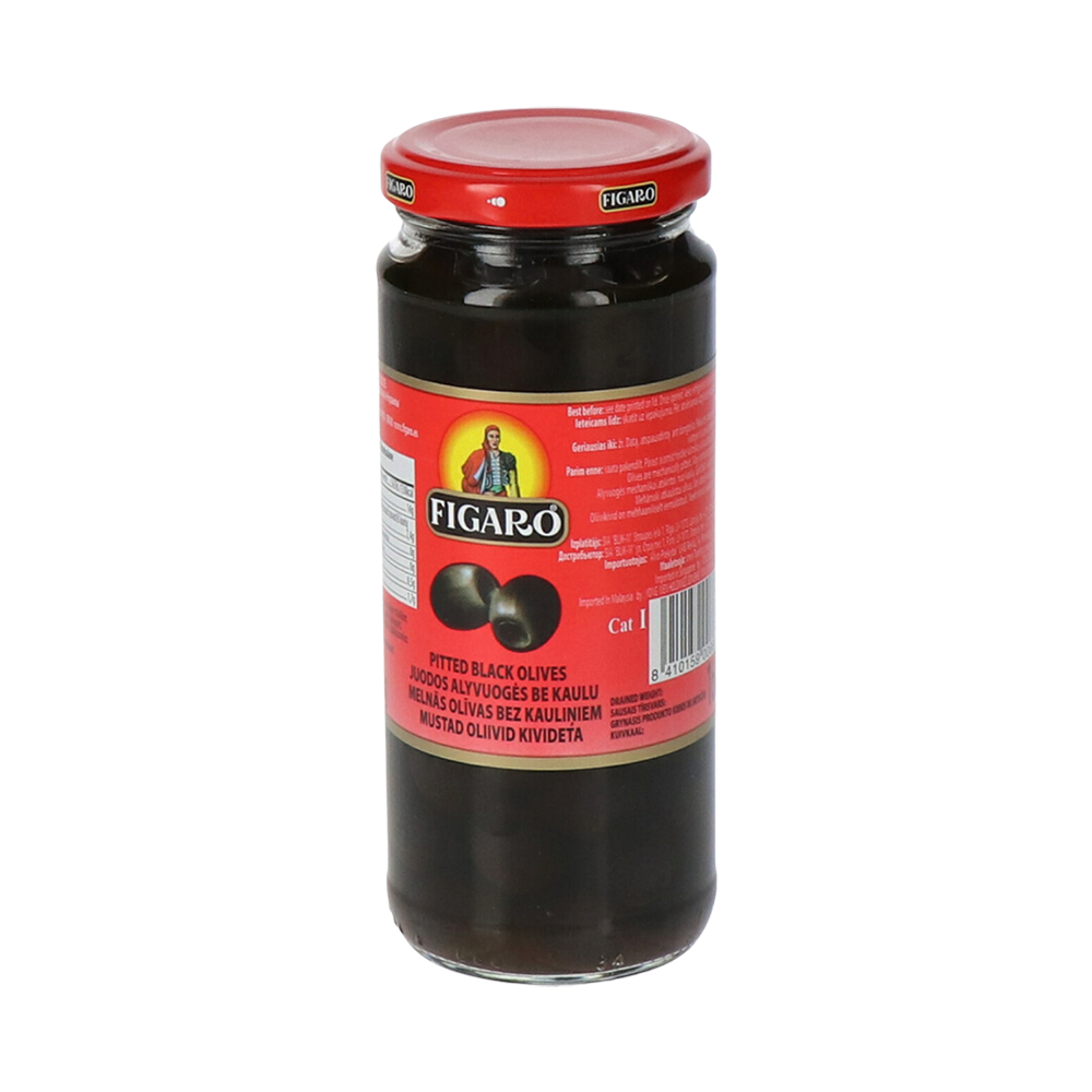 Black Olives without Stone Figaro 340g