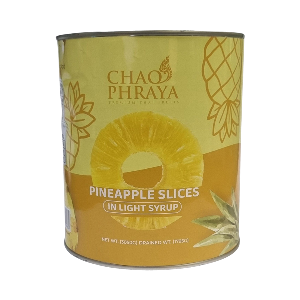 Pineapple Slices in Syrup Chao Phraya Light 3050g