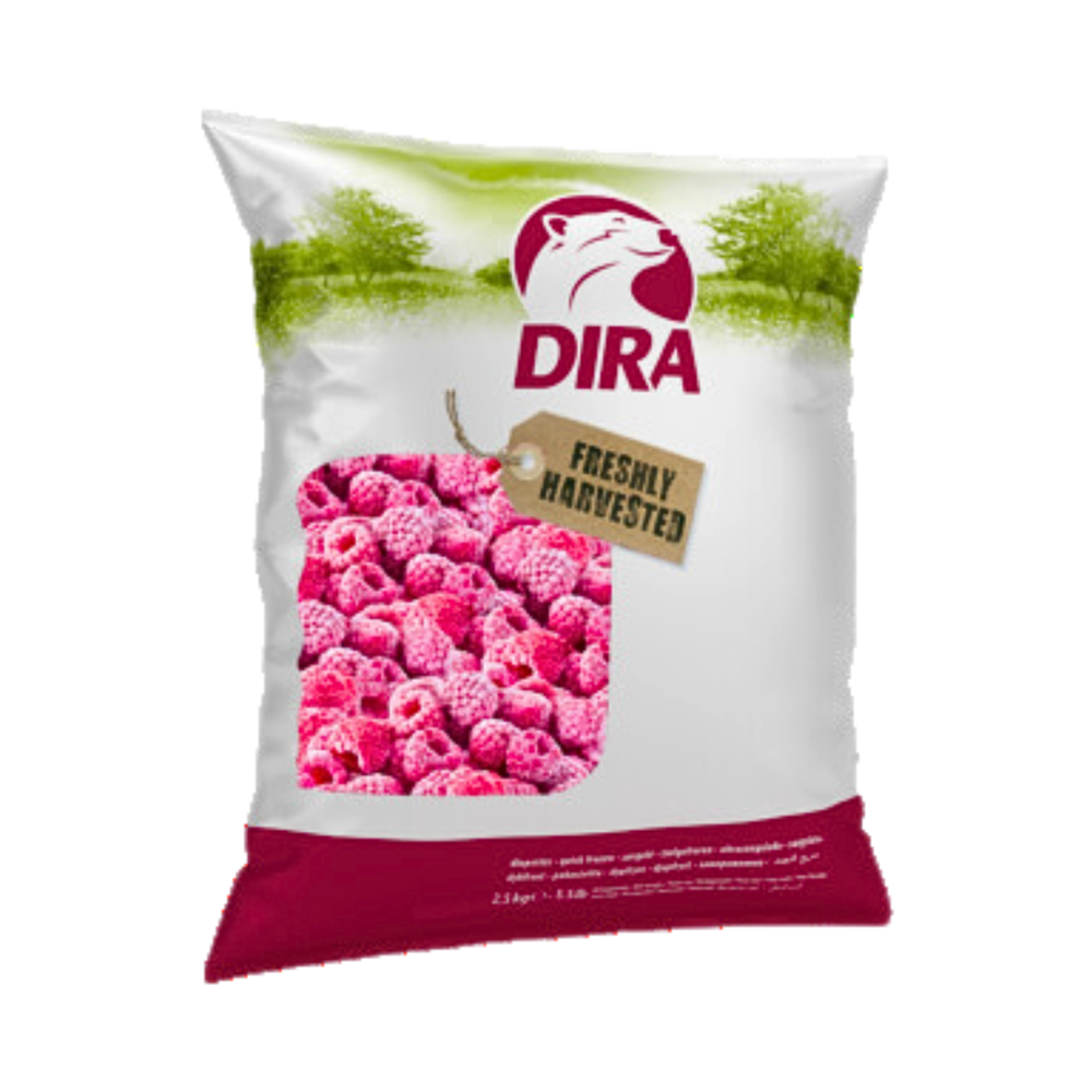 Raspberries Dirafrost Whole 80/20 2,5kg 
