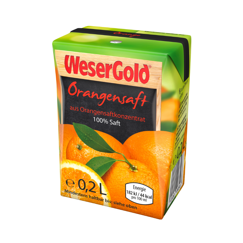 Product Orange Juice Concentrate WeserGold 100% Fruit Image