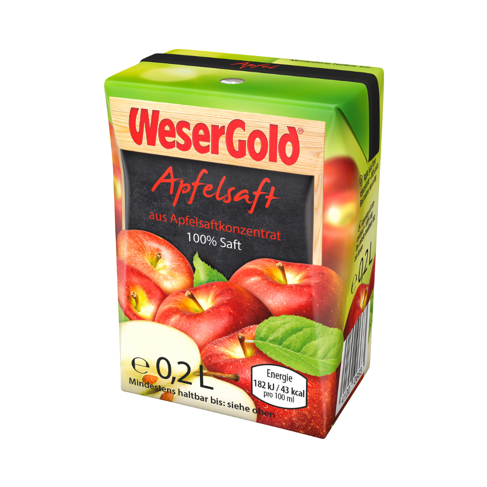 Product Apple Juice Concentrate WeserGold 100% Fruit Image