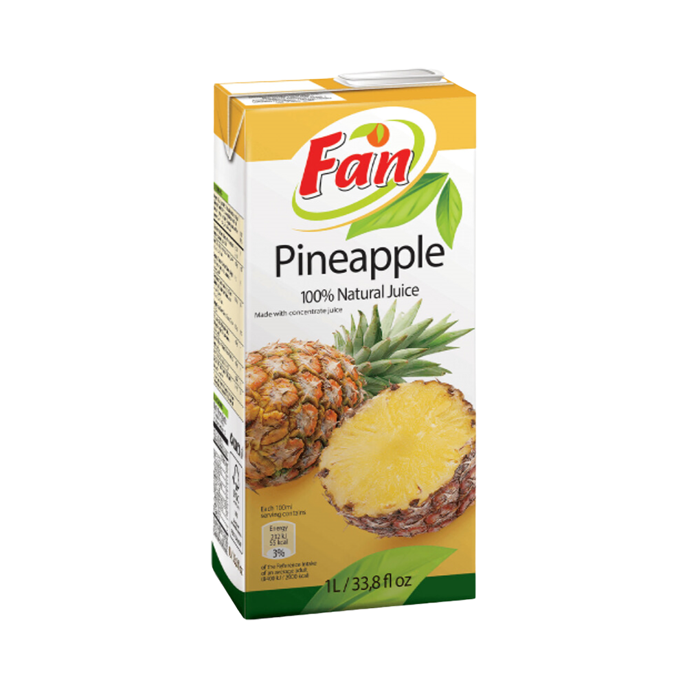 Pineapple Juice Fan 100% Natural 1L