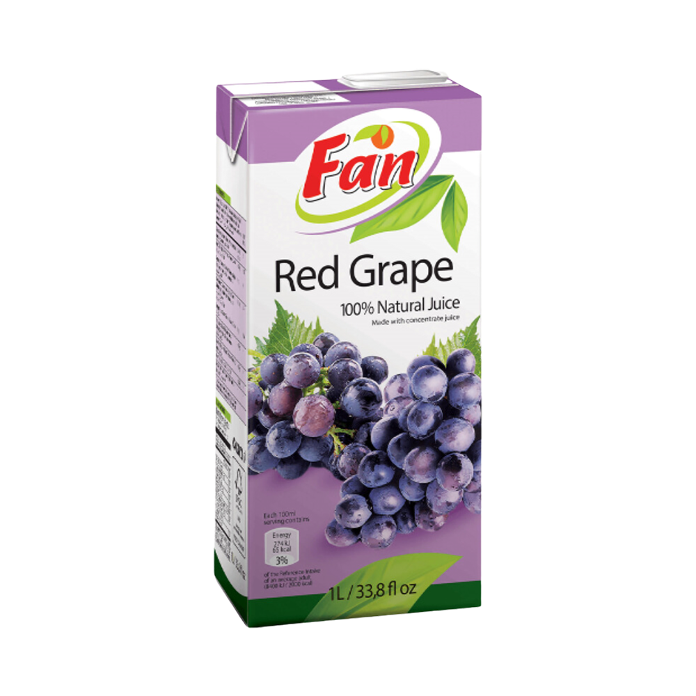 Product Grape Juice Fan Red 100% Natural 1L Image