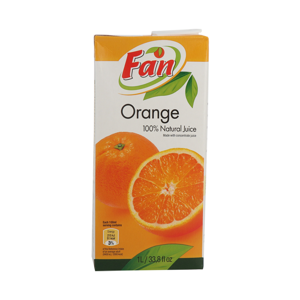 Orange Juice Fan 100% Natural 1L