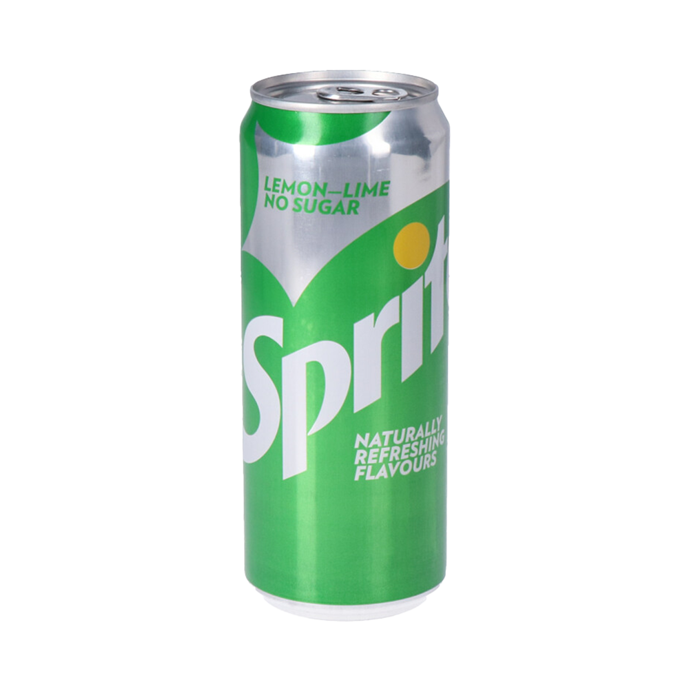Product Sprite Soft Drinks Refresh Lemon - Lime No Sugar Sleek Can 33cl Image