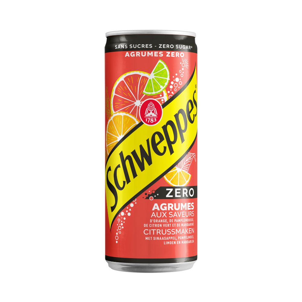 Product Soft Drinks Schweppes Agrumes Zero Deposit NL Logo Image