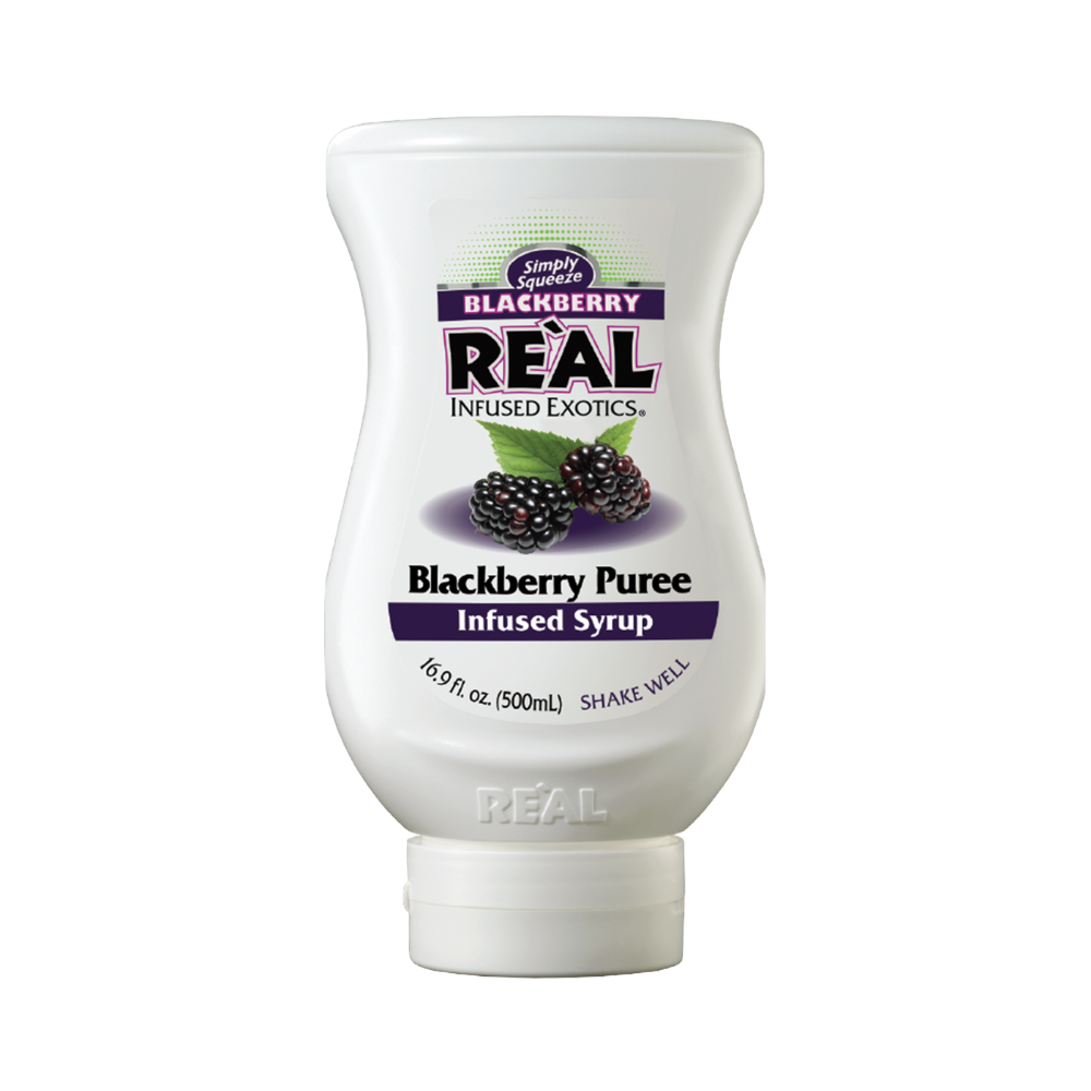 Real Infused Syrup Blackberry Puree