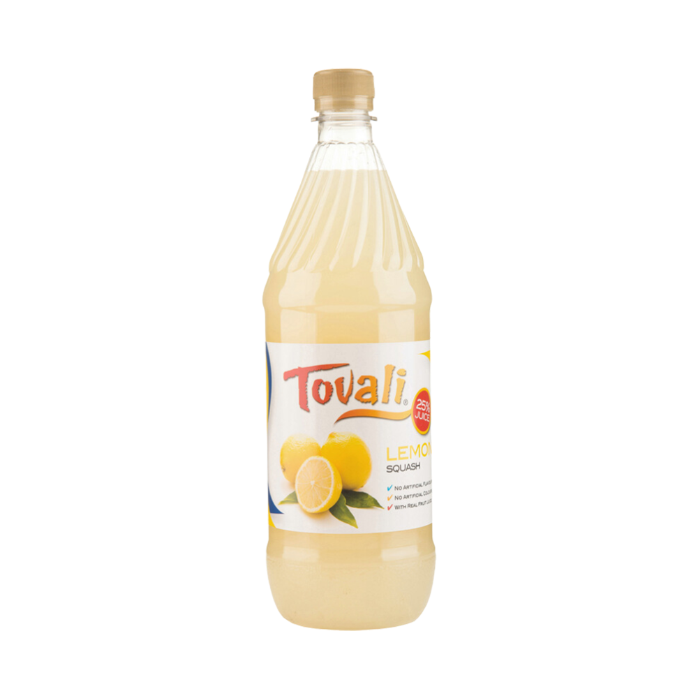 Product Lemon Squash Tovali 25% Juice PET 1L Image