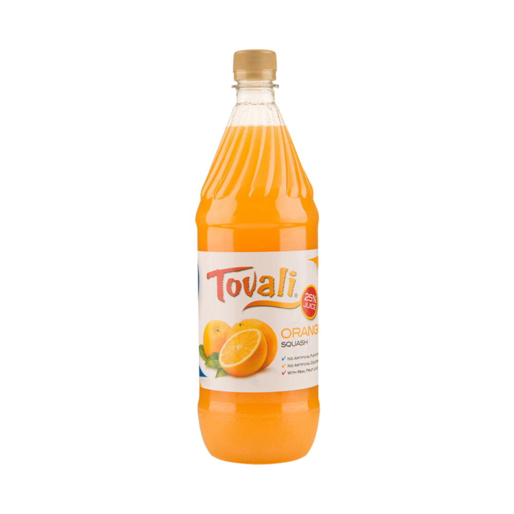 Orange Squash Tovali 25% Juice PET (UN) 1L