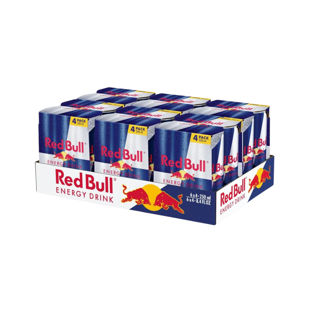 Product Red Bull Energy Drink Regular 4 Pack Deposit NL Logo Image