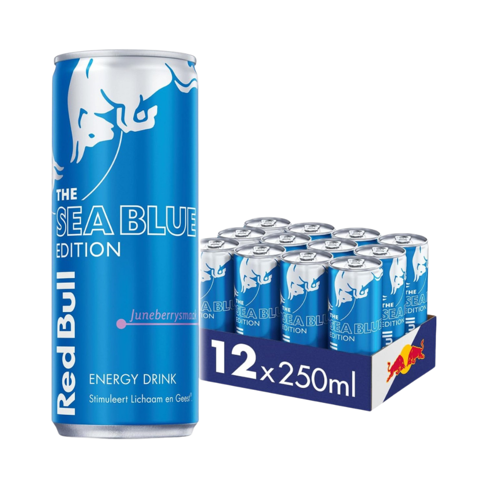 Product Red Bull Energy Drink The Sea Blue Edition  Juneberry  Flavour Deposit NL Logo Image