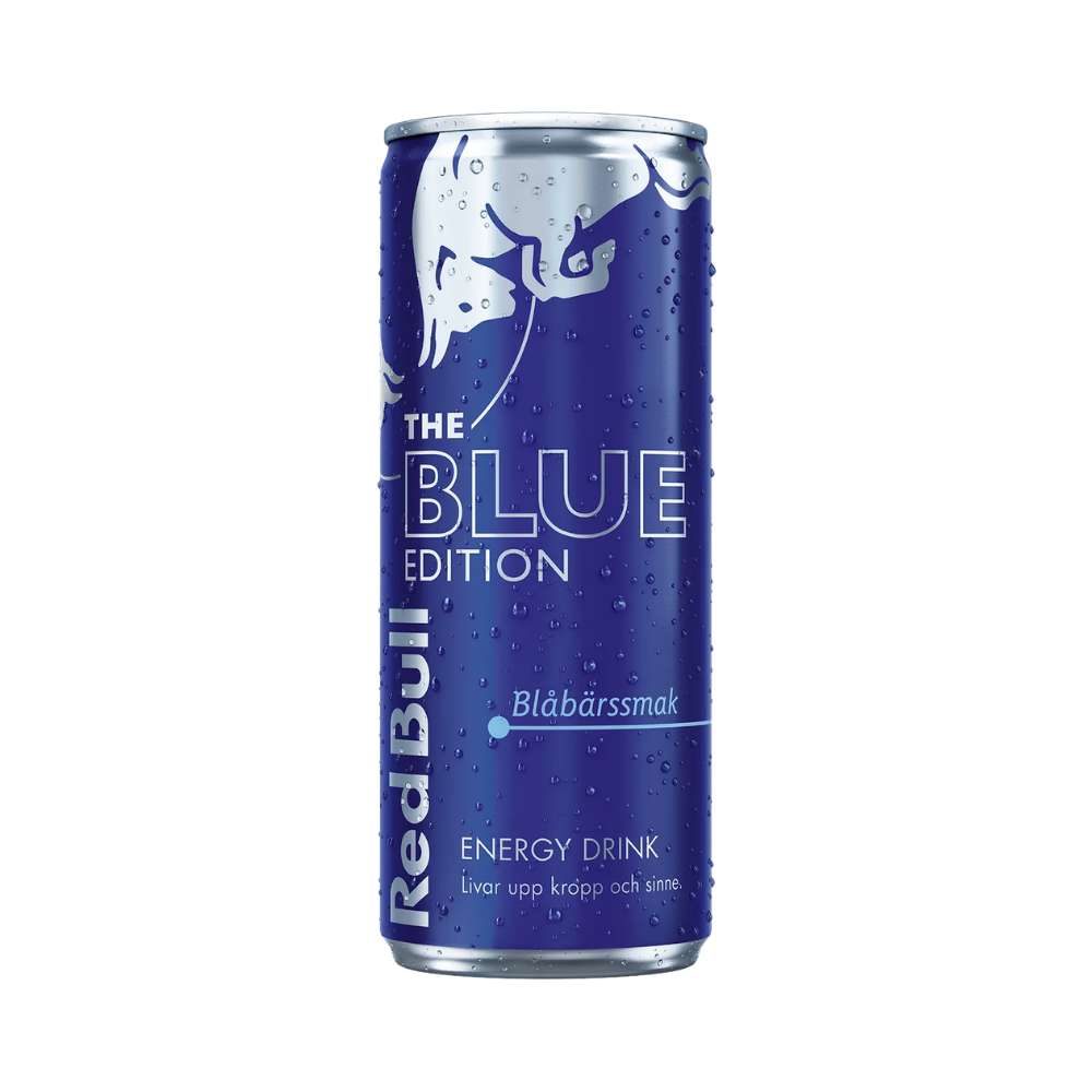 Red Bull Energy Drink The Blue Edition Blueberry Flavour Deposit NL Logo