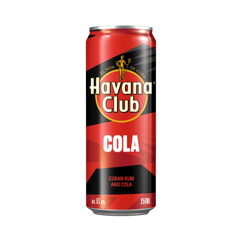 Product Havana Club Premix Cuban Rum and Cola Slimcan Deposit NL Logo Image