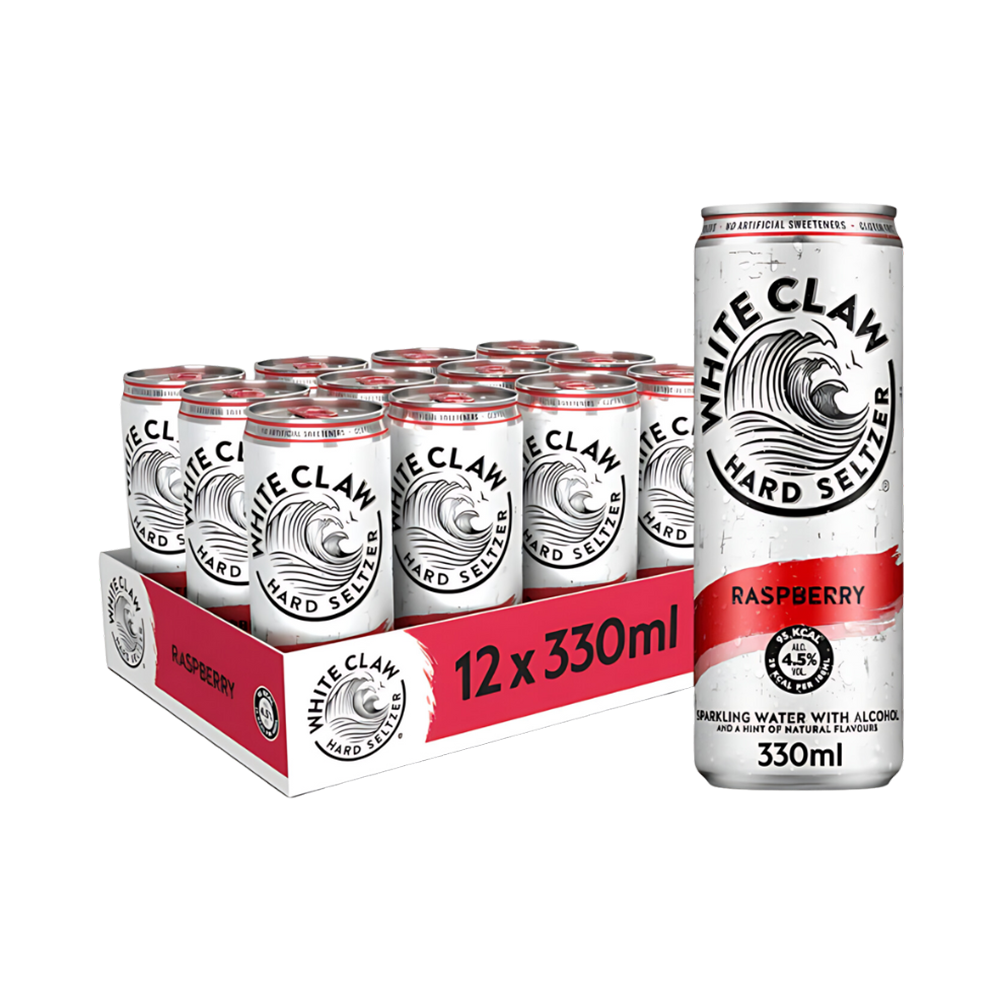 Hard Seltzer White Claw Raspberry 0,33L