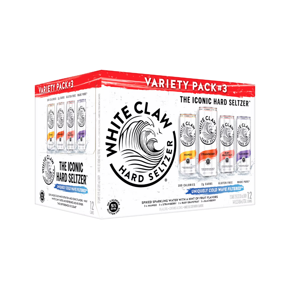 Hard Seltzer White Claw Variety Pack No.3