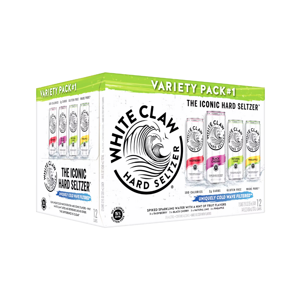 Hard Seltzer White Claw Variety Pack No.1