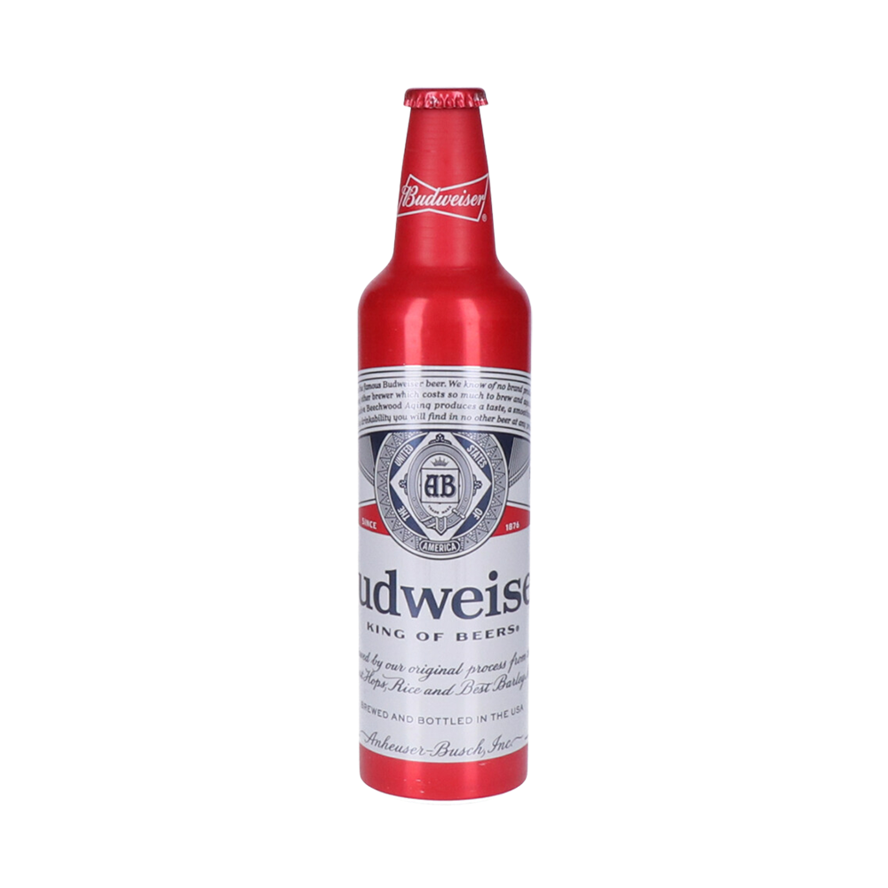 Budweiser Beer Aluminium Bottle 16oz
