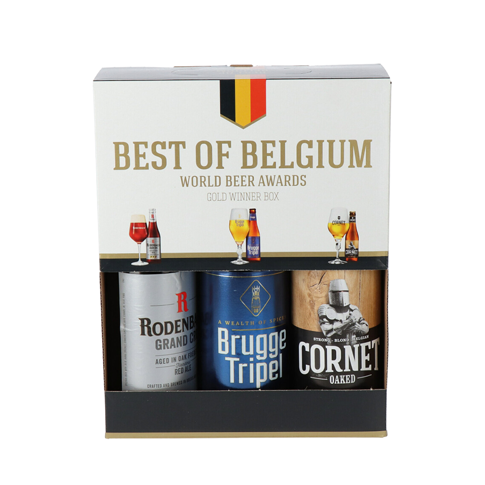 Best of Belgium Beer Brugge Triple + Cornet Oaked+ Rodenbach 33cl