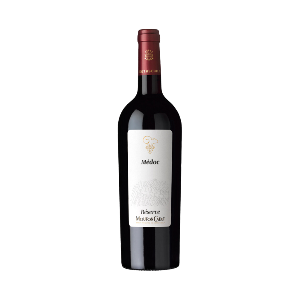 Wine Red France Bordeaux Baron Philippe de Rothschild Mouton Cadet Reserve Medoc