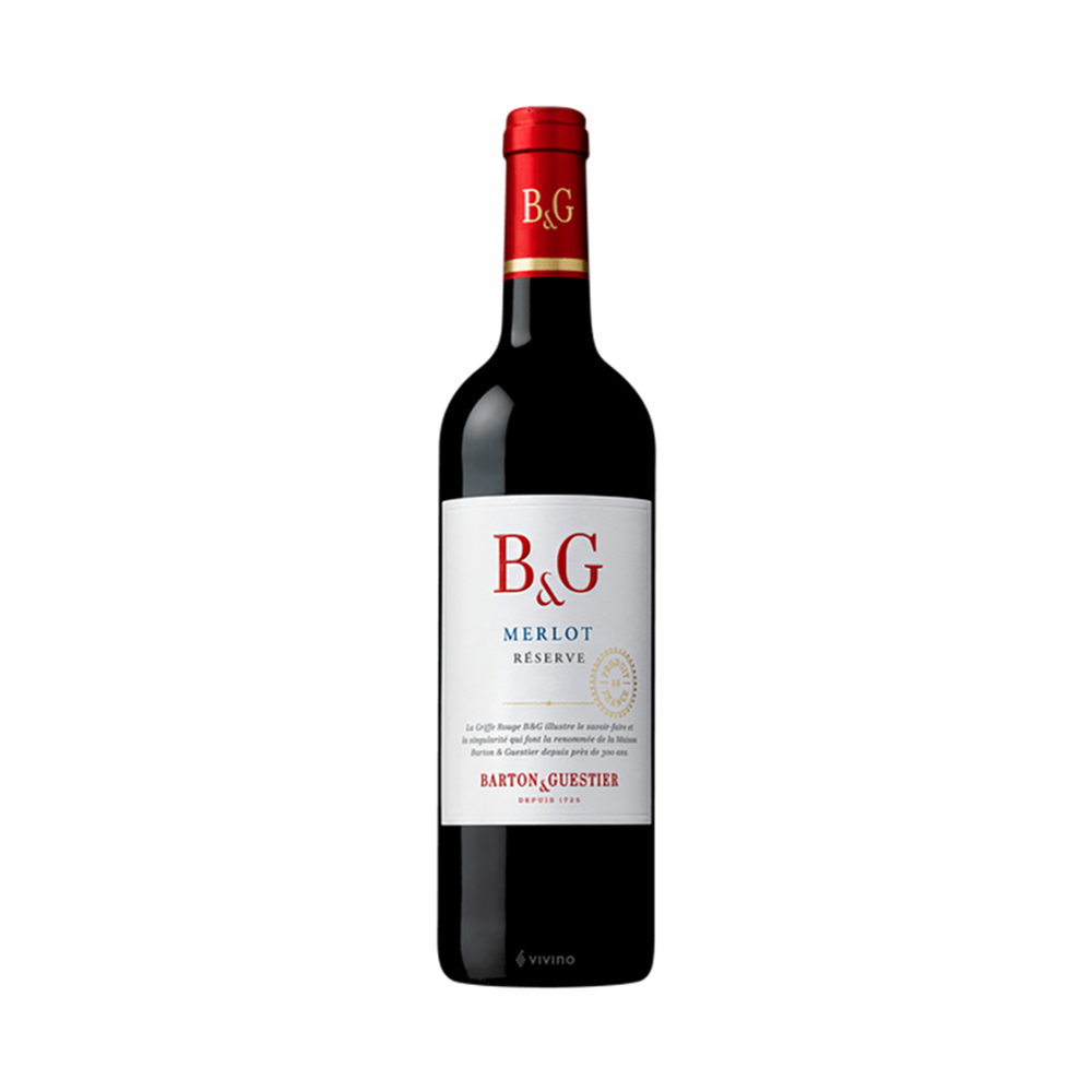Red Wine France Languedoc Roussillon Barton & Guestier Merlot Reserve 75cl