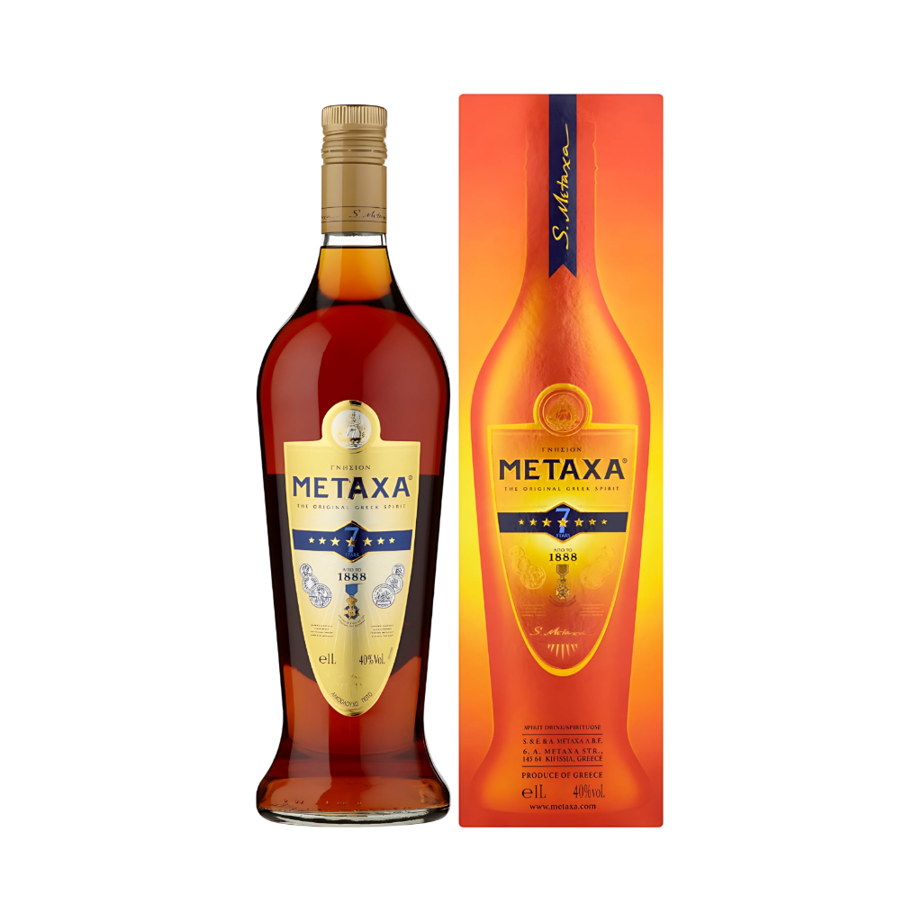 Brandy Metaxa 7 Stars Giftbox 1L