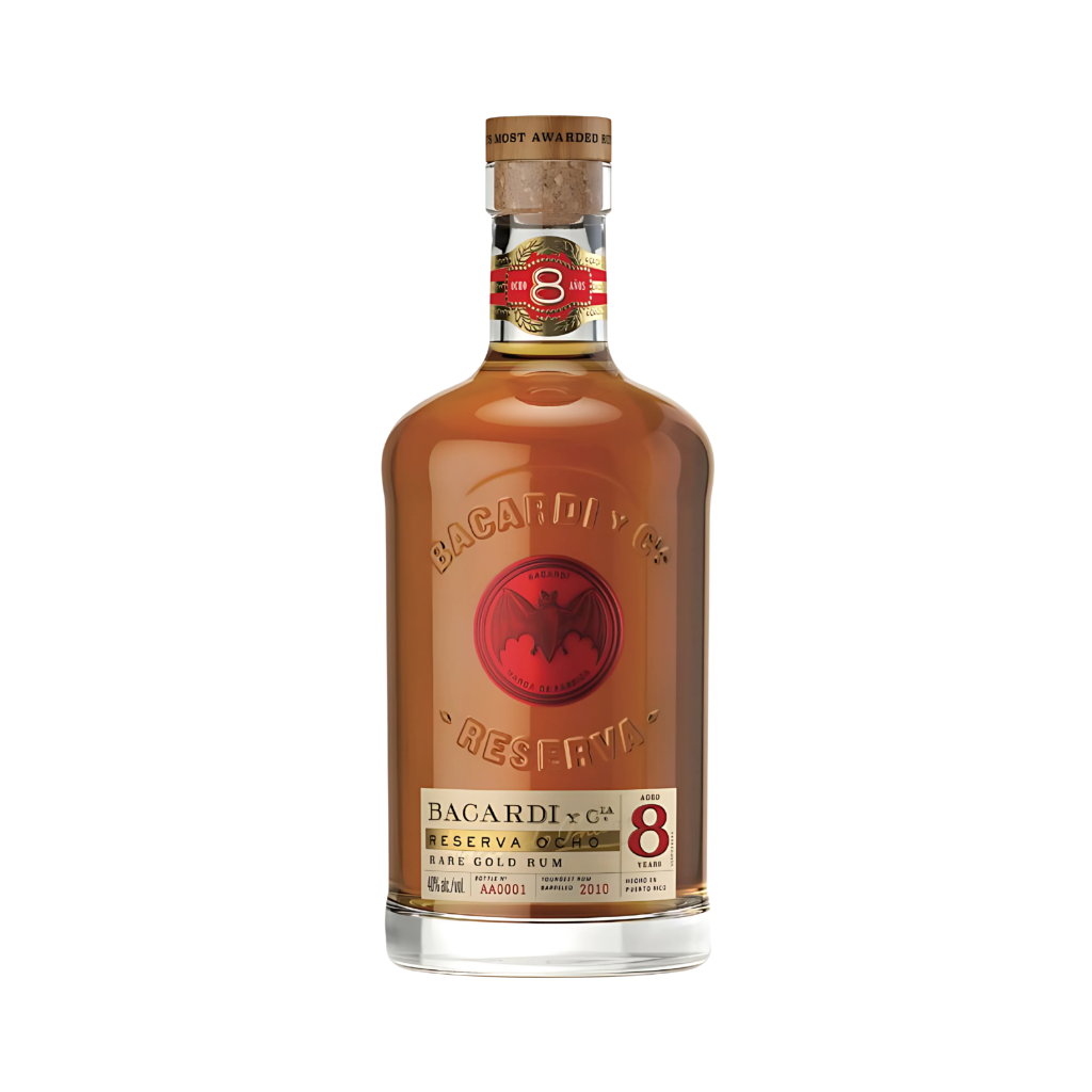 Product Bacardi Rum Reserva Ocho Aged 8 Years 1L Image