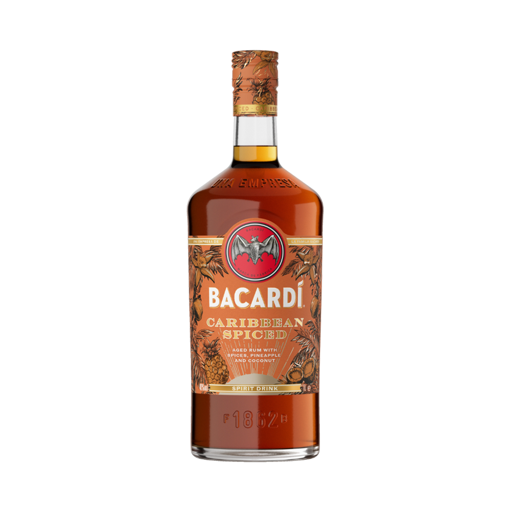 Bacardi Rum Caribbean Spiced 1L