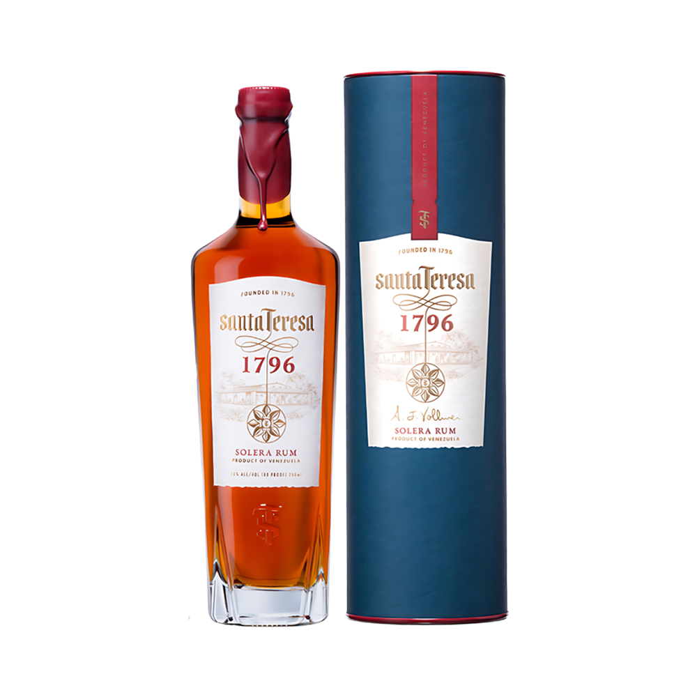 Santa Teresa Rum 1796 Ron Antiguo de Solera in Tube 1L