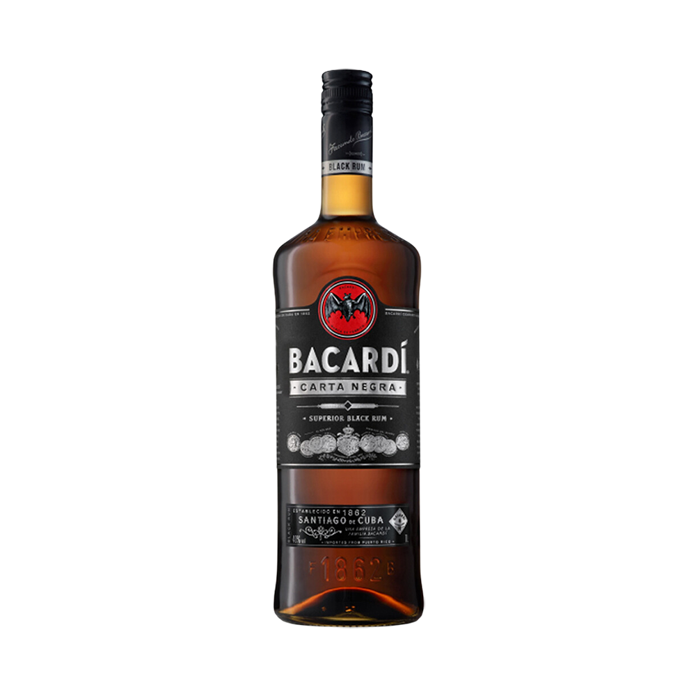 Bacardi Carta Negra Rum 1L