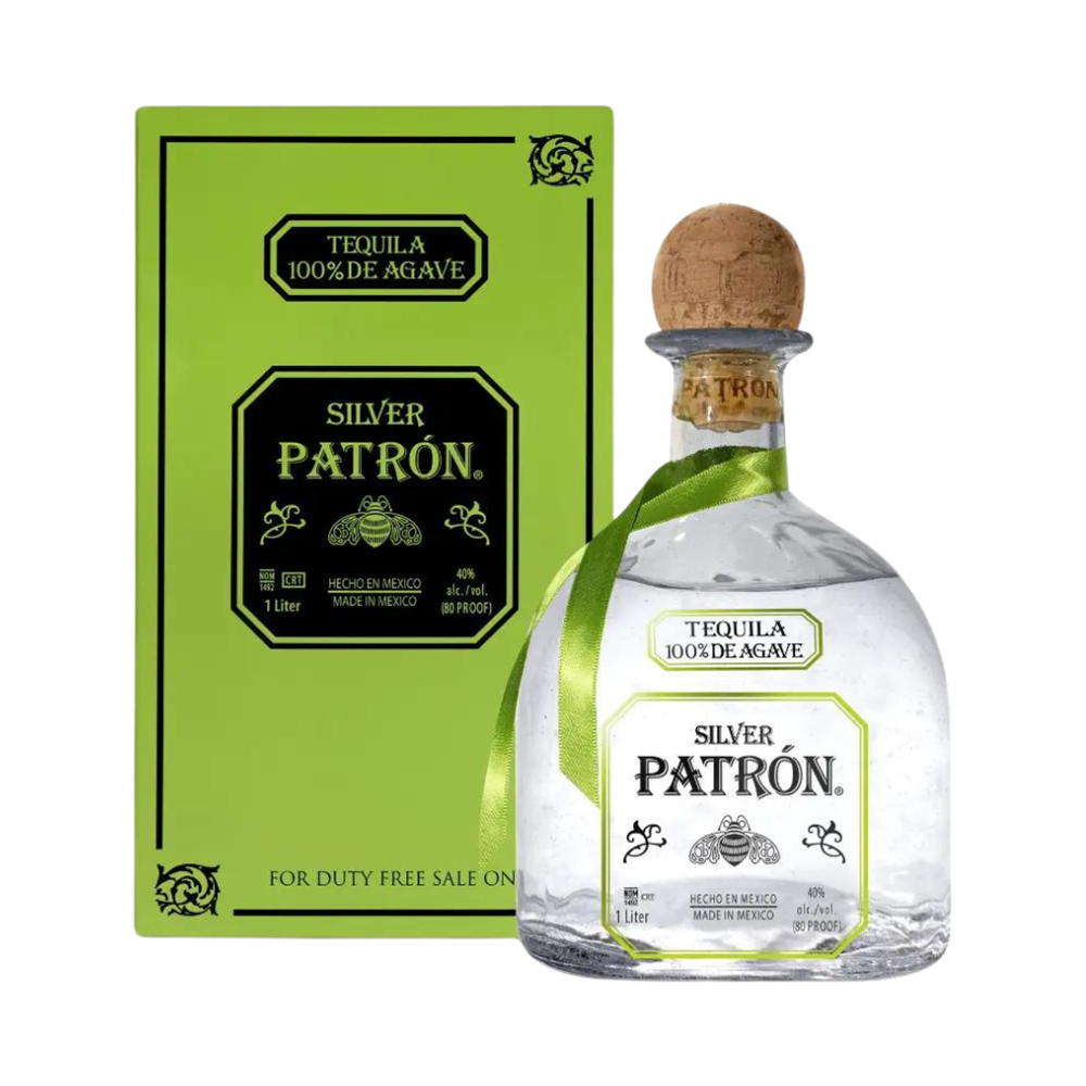 Patron Tequila Silver + Giftbox 1L